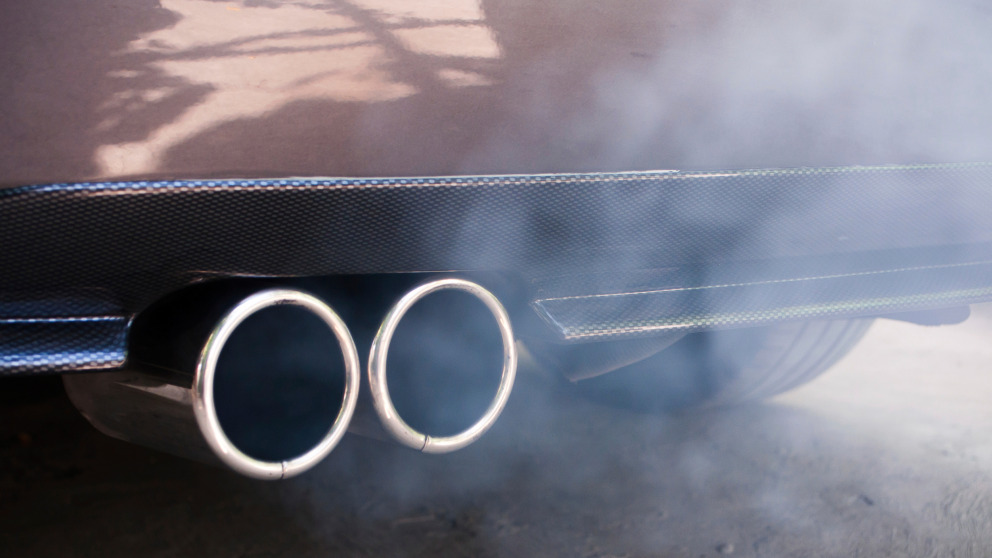 car exhaust pipe