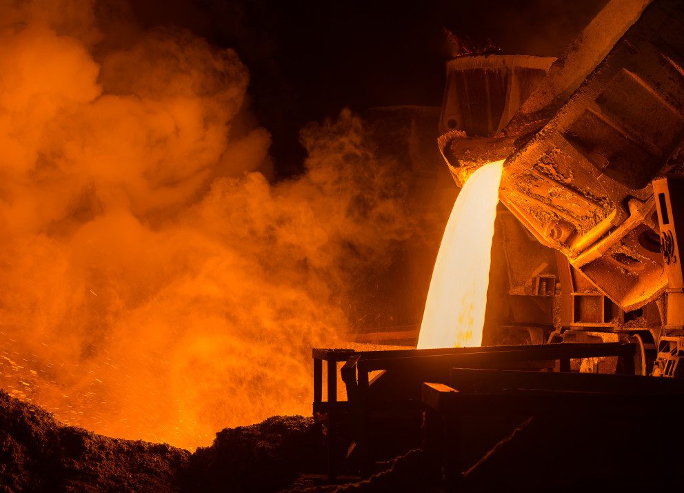 Hydrogen could help with the decarbonisation of steel production.